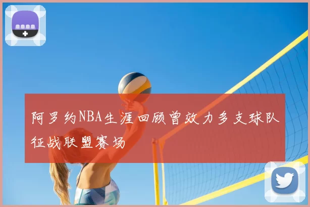 阿罗约NBA生涯回顾曾效力多支球队征战联盟赛场