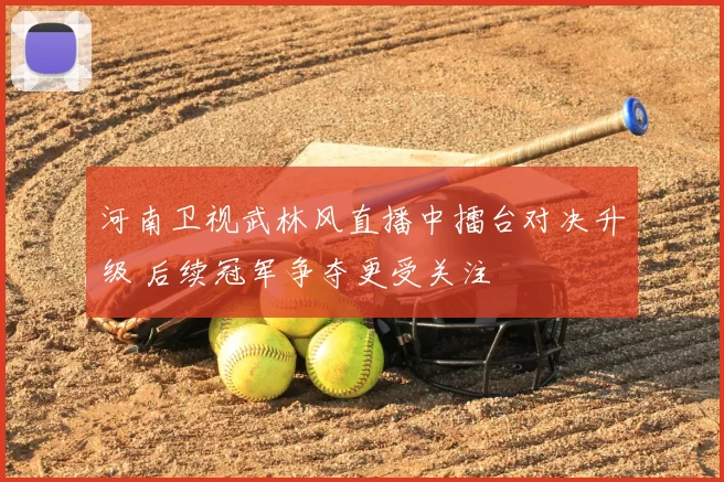 河南卫视武林风直播中擂台对决升级 后续冠军争夺更受关注
